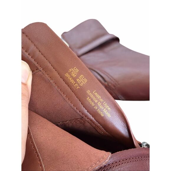 Sam Edelman Brawley Buckled Leather Ankle Boots Size 9.5 in Burgundy NEW - Picture 6 of 8
